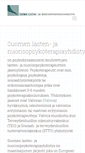 Mobile Screenshot of lastenjanuortenpsykoterapia.fi